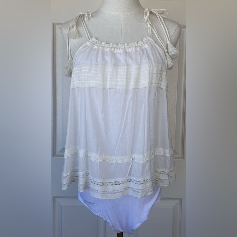 Intimately Free People‎ Babydoll Tank with Bodysuit Large